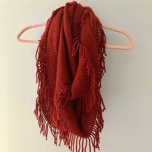 Burnt Orange Infinity Scarf